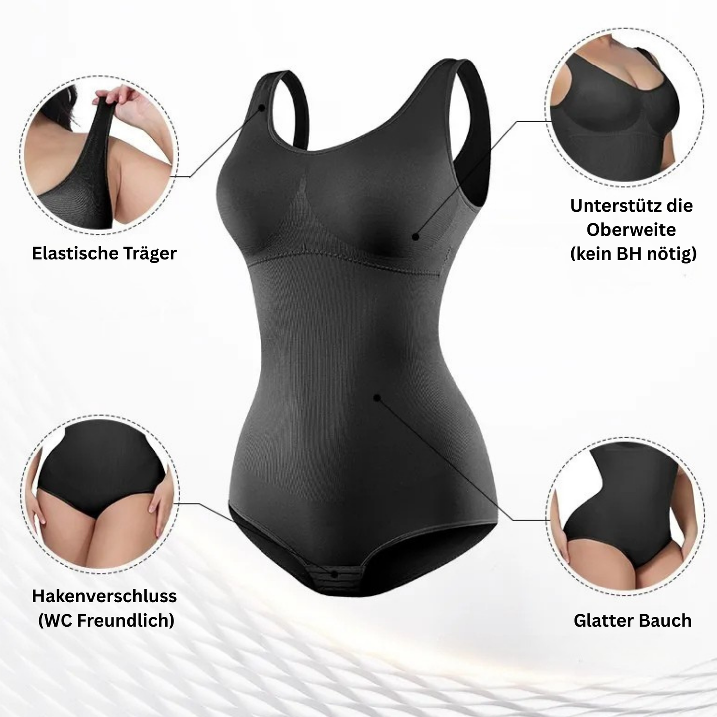 Senova Breit-Träger Bodysuit