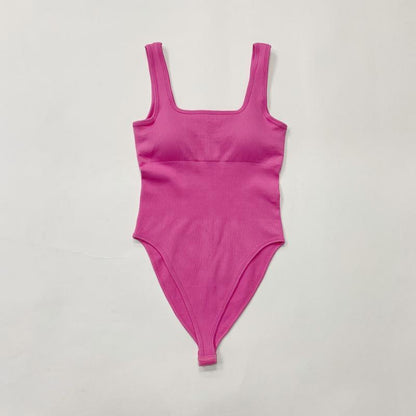 Square-Neck Sport Shapewear Bodysuit